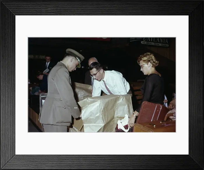 Framed Print : Customs Check Framed Print : Customs Check