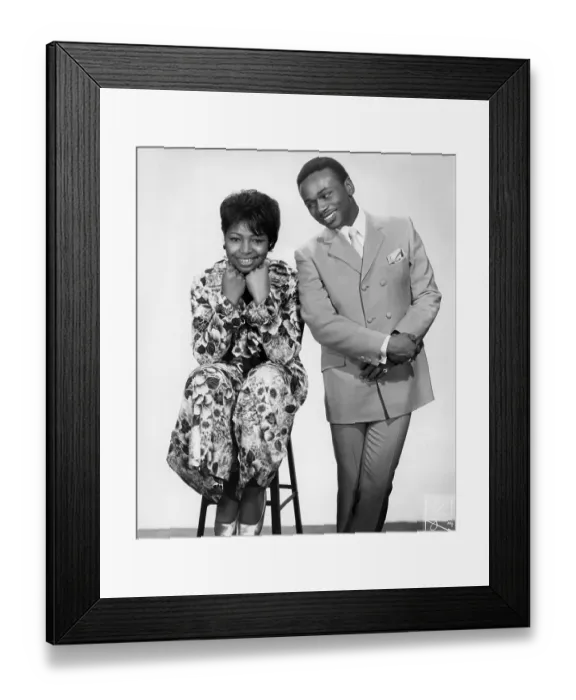 Framed Print : Peaches And Herb Portrait Framed Print : Peaches And Herb Portrait