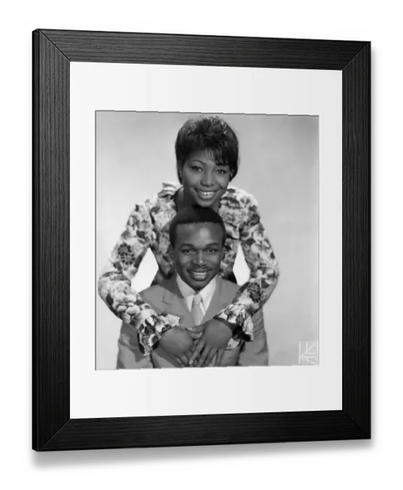 Framed Print : Peaches And Herb Portrait Framed Print : Peaches And Herb Portrait