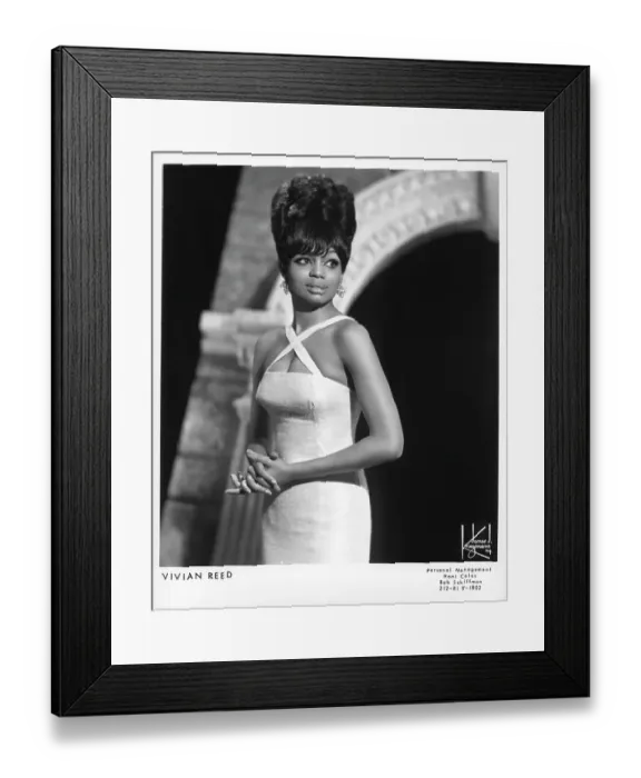 Framed Print : Vivian Reed Portrait Framed Print : Vivian Reed Portrait