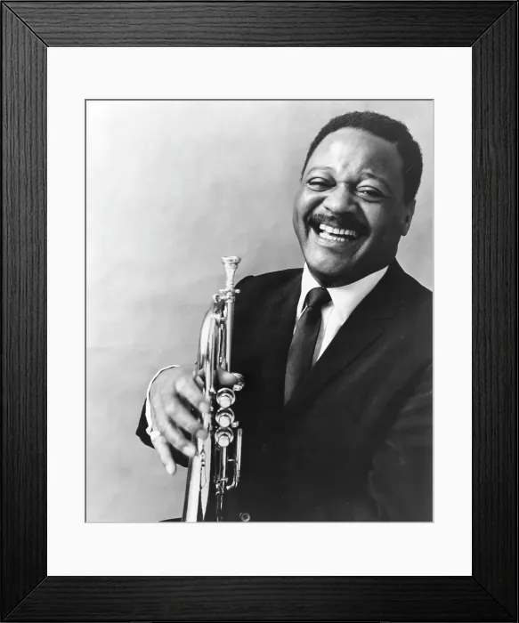 Framed Print : Clark Terry Portrait