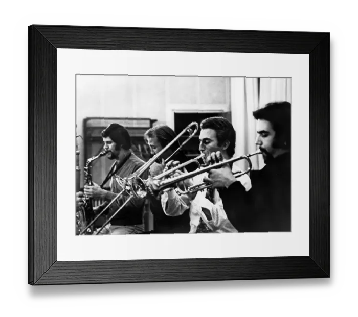 Framed Print : Blood Sweat And Tears Recording