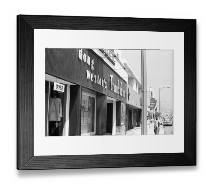 Framed Print : Doug Weston's Troubadour Framed Print : Doug Weston's Troubadour
