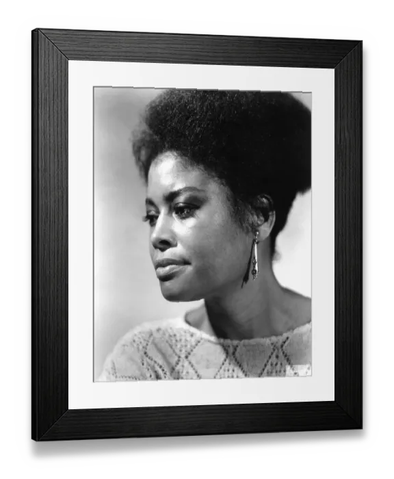 Framed Print : Abbey Lincoln Portrait Framed Print : Abbey Lincoln Portrait