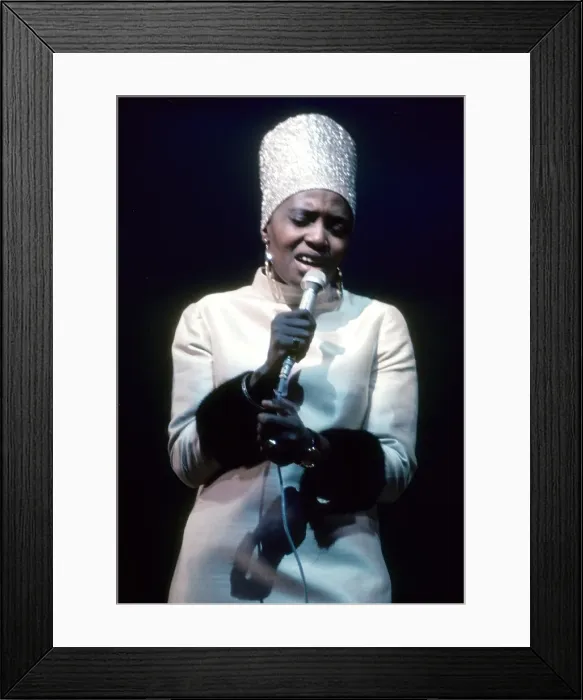 Framed Print : Miriam Makeba In Japan