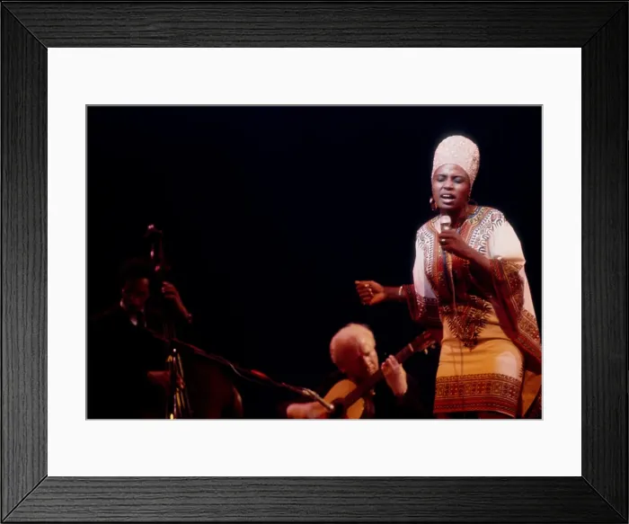 Framed Print : Miriam Makeba In Japan Framed Print : Miriam Makeba In Japan