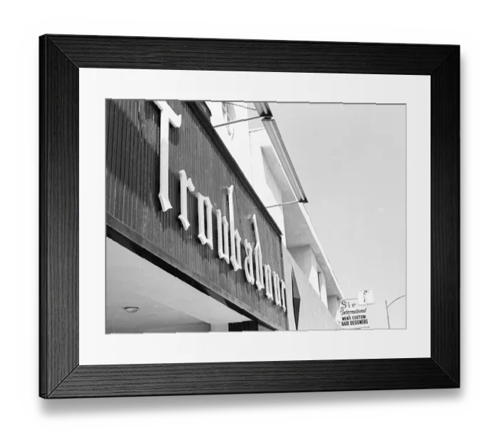 Framed Print : Doug Weston's Troubadour Framed Print : Doug Weston's Troubadour