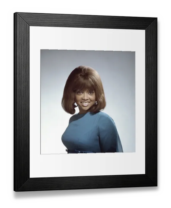 Framed Print : Portrait Of Tammi Terrell Framed Print : Portrait Of Tammi Terrell