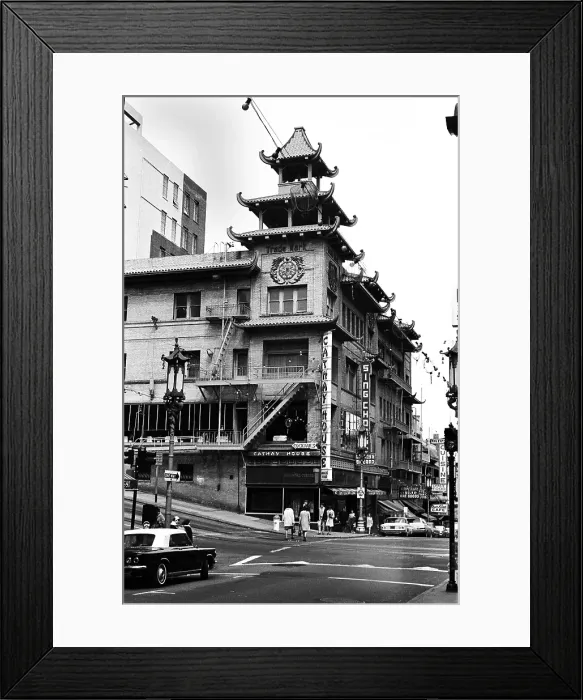 Framed Print : San Francisco's Chinatown Framed Print : San Francisco's Chinatown