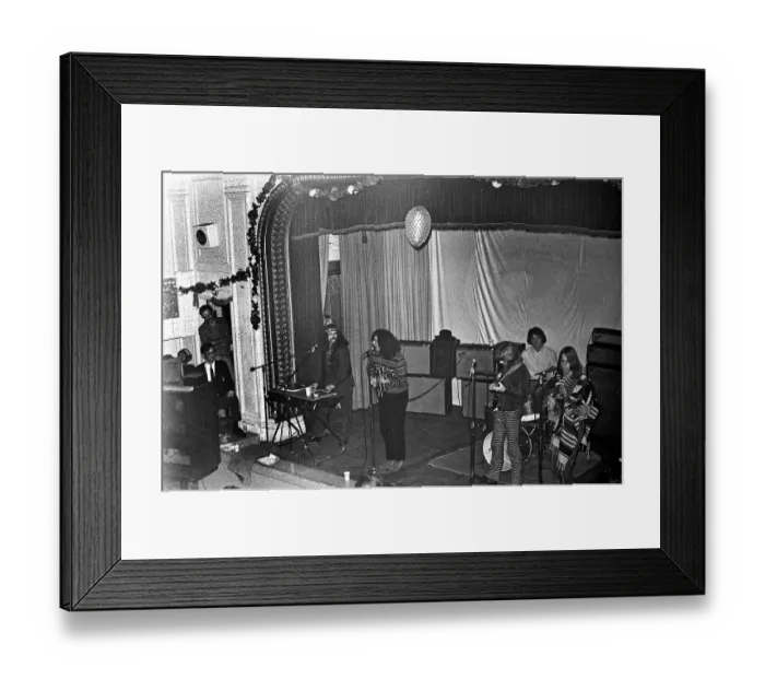 Framed Print : Grateful Dead At The Fillmore Auditorium