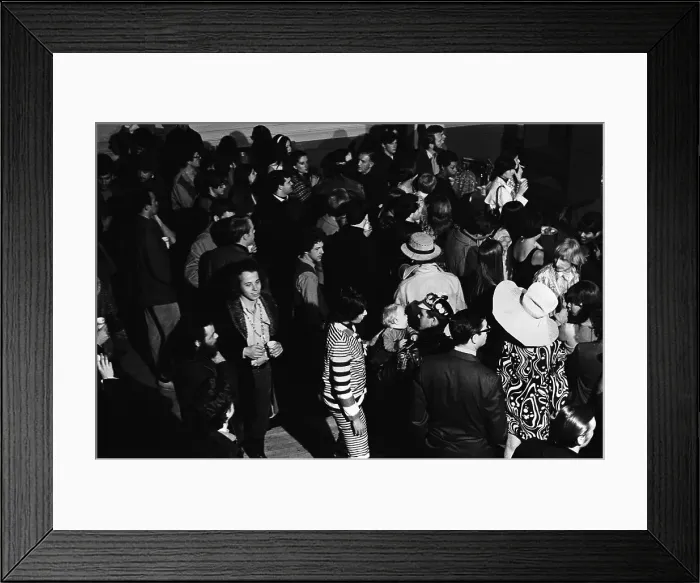 Framed Print : Rock Show At The Fillmore Auditorium