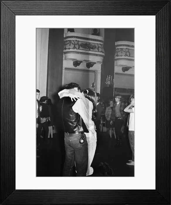 Framed Print : Rock Show At The Fillmore Auditorium
