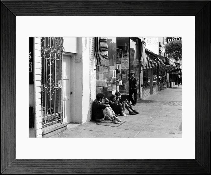 Framed Print : The Epicenter Of The Summer Of Love Framed Print : The Epicenter Of The Summer Of Love