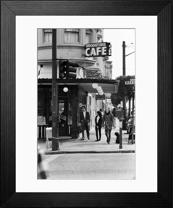 Framed Print : The Epicenter Of The Summer Of Love Framed Print : The Epicenter Of The Summer Of Love