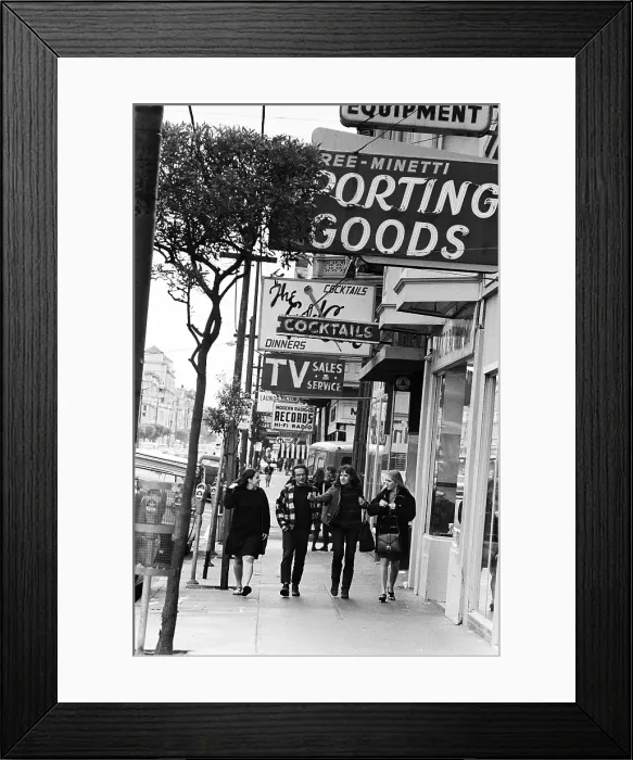 Framed Print : The Epicenter Of The Summer Of Love Framed Print : The Epicenter Of The Summer Of Love