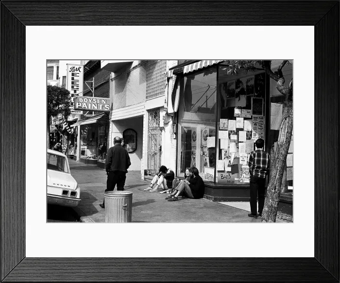 Framed Print : The Epicenter Of The Summer Of Love Framed Print : The Epicenter Of The Summer Of Love