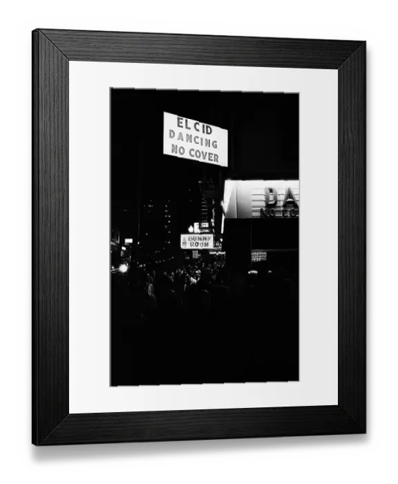 Framed Print : San Francisco's Adult Night Life