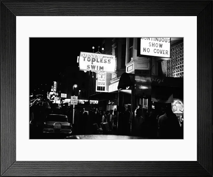 Framed Print : San Francisco's Adult Night Life Framed Print : San Francisco's Adult Night Life