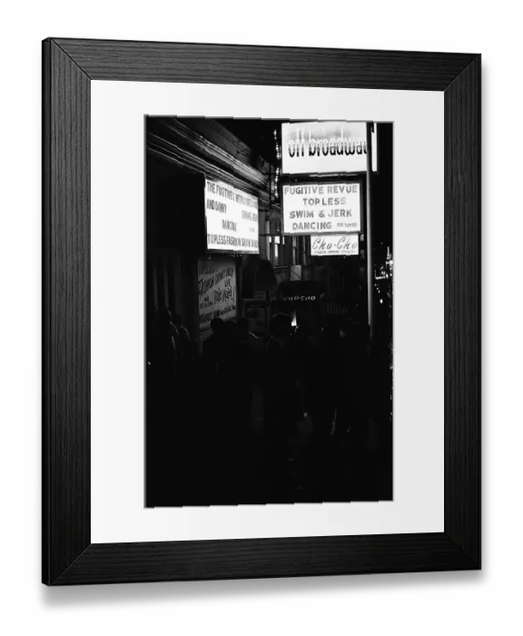 Framed Print : San Francisco's Adult Night Life Framed Print : San Francisco's Adult Night Life