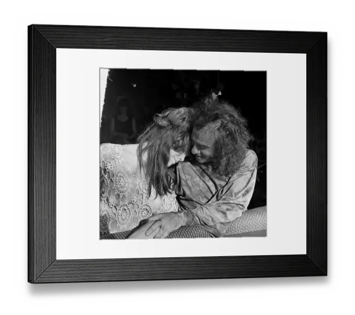 Framed Print : Hippies Enjoy The Sunshine