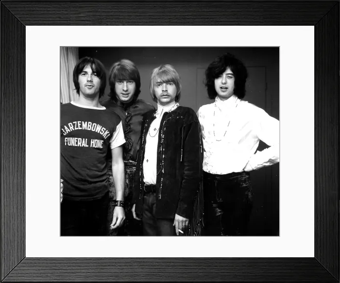 Framed Print : The Yardbirds With Jimmy Page Framed Print : The Yardbirds With Jimmy Page