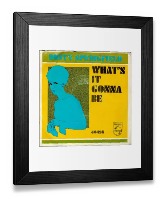 Framed Print : Whats It Gonna Be 45 Picture Sleeve Framed Print : Whats It Gonna Be 45 Picture Sleeve