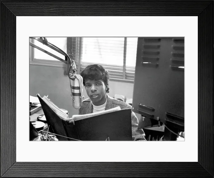 Framed Print : Radio DJ & Singer Sly Stone Framed Print : Radio DJ & Singer Sly Stone