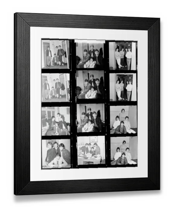 Framed Print : Small Faces Portrait Session Proof Sheet Framed Print : Small Faces Portrait Session Proof Sheet