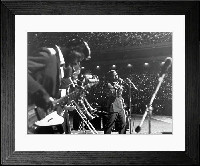 Framed Print : Otis Redding Performing Framed Print : Otis Redding Performing