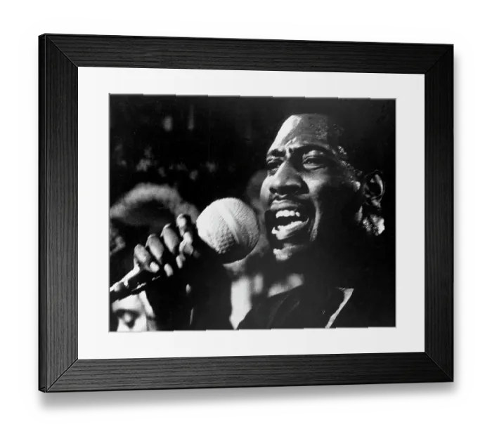 Framed Print : Otis Redding Performing Framed Print : Otis Redding Performing
