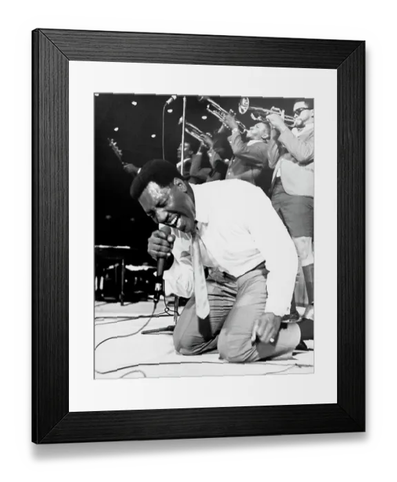 Framed Print : Otis Redding Performing Framed Print : Otis Redding Performing