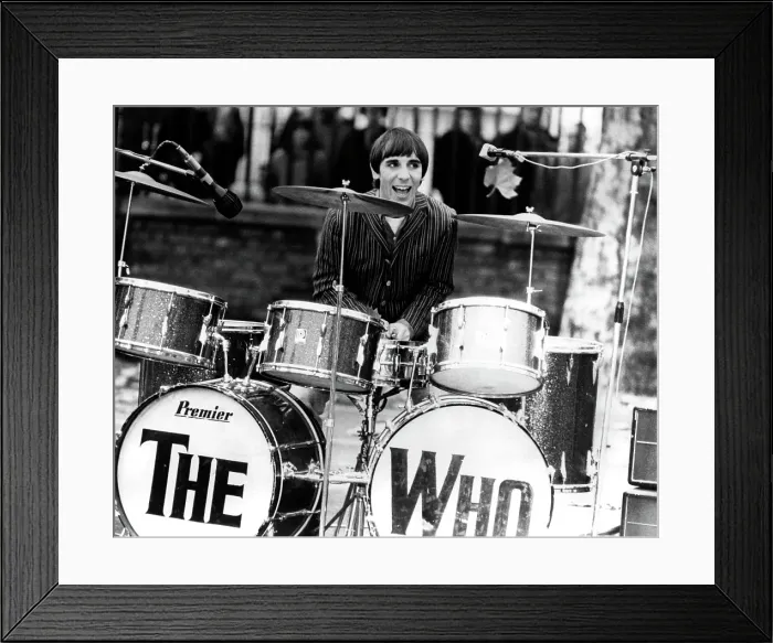 Framed Print : The Who Drummer Performing Framed Print : The Who Drummer Performing