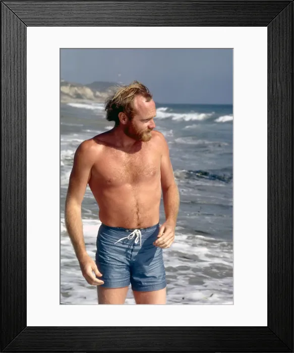 Framed Print : Mike Love At The Beach Framed Print : Mike Love At The Beach