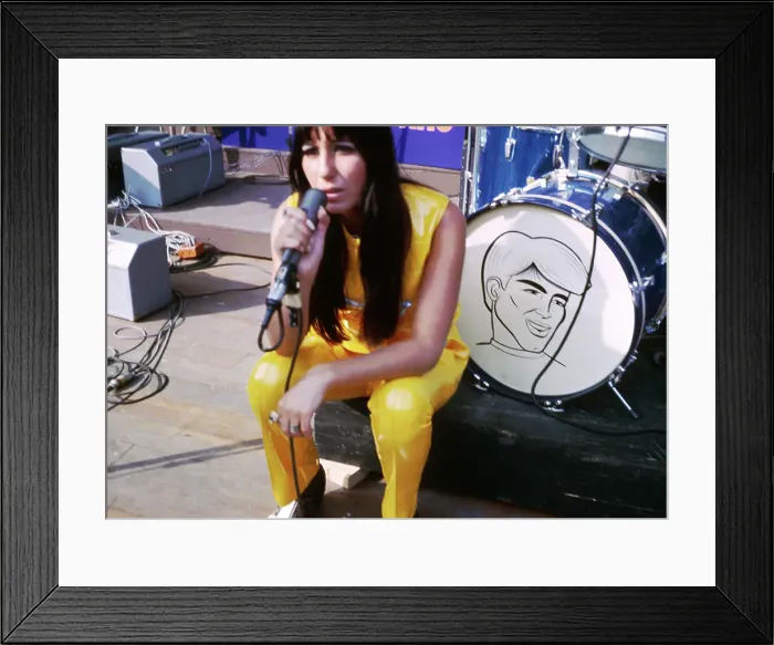 Framed Print : Sonny & Cher At Hollywood Bowl Framed Print : Sonny & Cher At Hollywood Bowl