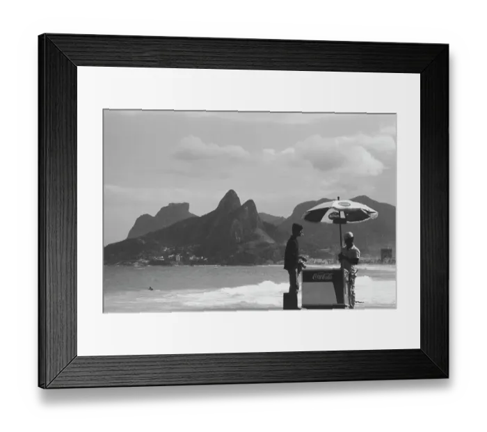 Framed Print : Ipanema Beach Framed Print : Ipanema Beach
