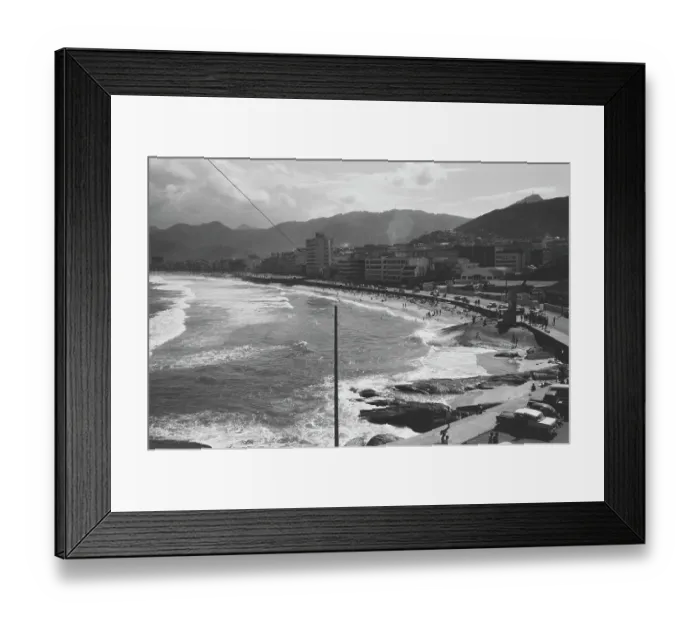 Framed Print : Ipanema Beach Framed Print : Ipanema Beach