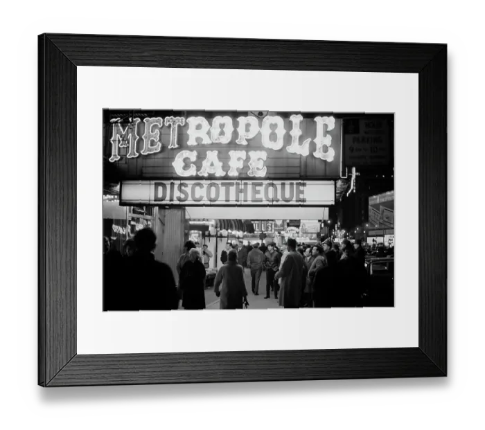Framed Print : Metropole Cafe And Disco Framed Print : Metropole Cafe And Disco