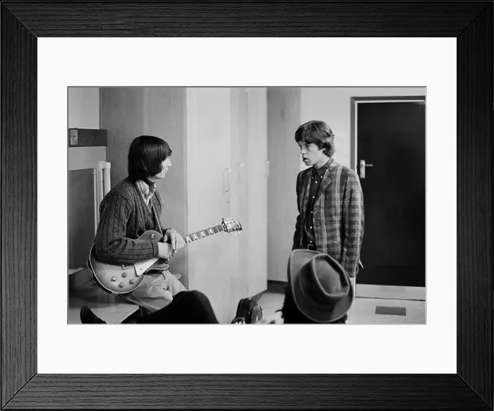 Framed Print : Mick Jagger And Steve Boone Framed Print : Mick Jagger And Steve Boone