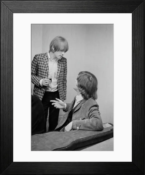Framed Print : Brian Jones And John Sebastian Framed Print : Brian Jones And John Sebastian