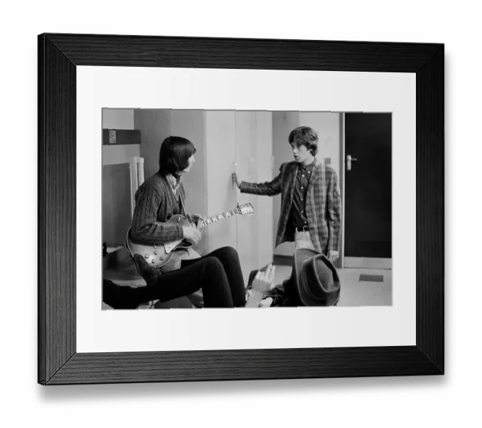 Framed Print : Mick Jagger And Steve Boone Framed Print : Mick Jagger And Steve Boone