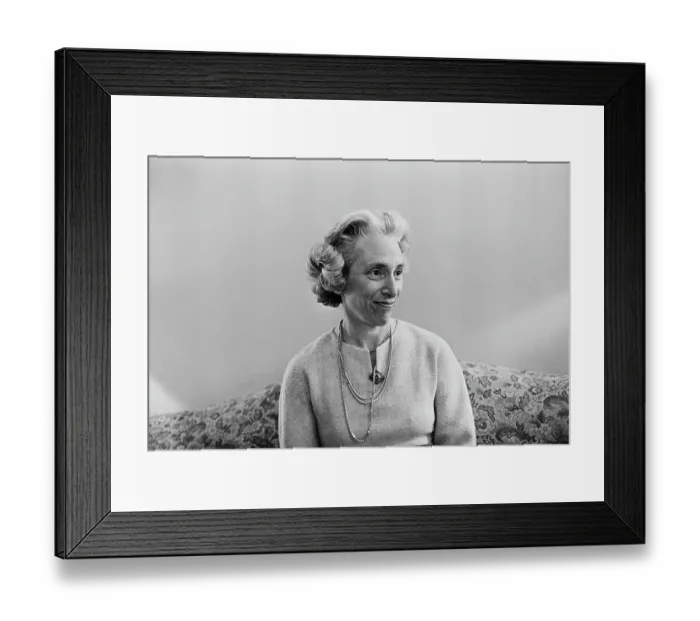 Framed Print : Barbara W. Tuchman Framed Print : Barbara W. Tuchman