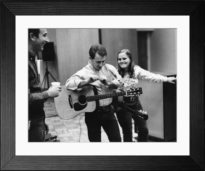 Framed Print : The Pozo-Seco Singers In The Studio Framed Print : The Pozo-Seco Singers In The Studio