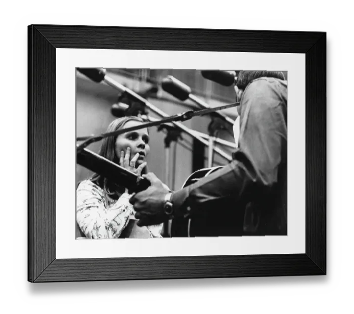 Framed Print : The Pozo-Seco Singers In The Studio Framed Print : The Pozo-Seco Singers In The Studio