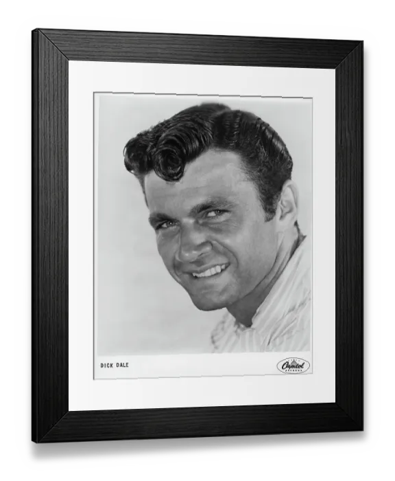 Framed Print : Dick Dale Portrait Framed Print : Dick Dale Portrait