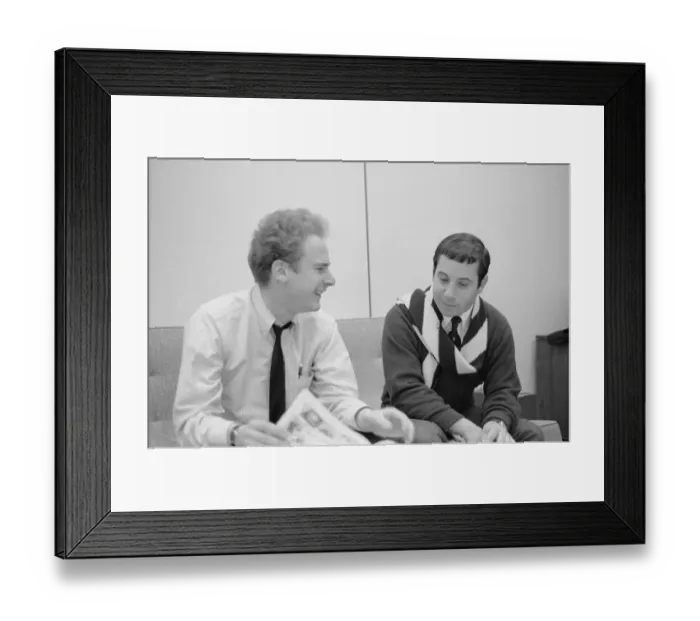 Framed Print : Simon & Garfunkel At Columbia Records Framed Print : Simon & Garfunkel At Columbia Records