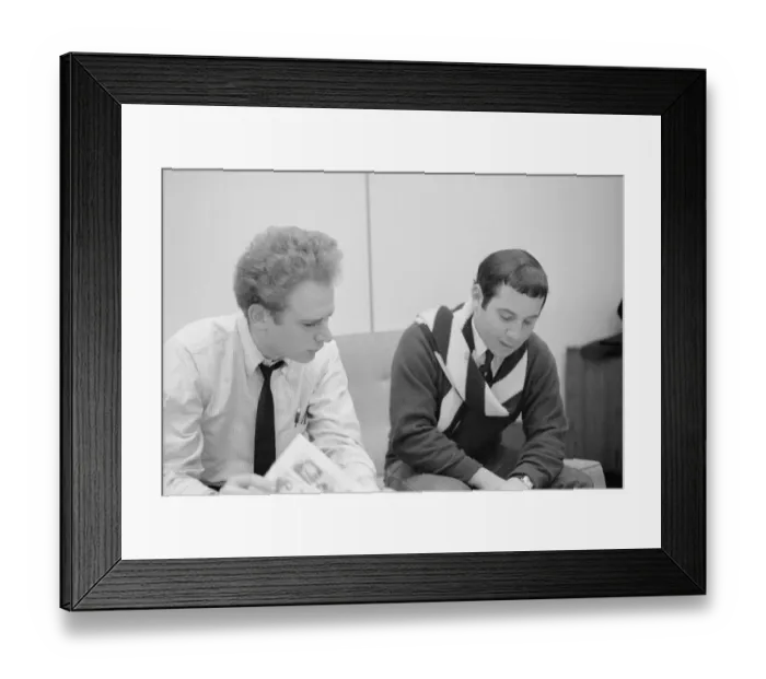 Framed Print : Simon & Garfunkel At Columbia Records Framed Print : Simon & Garfunkel At Columbia Records