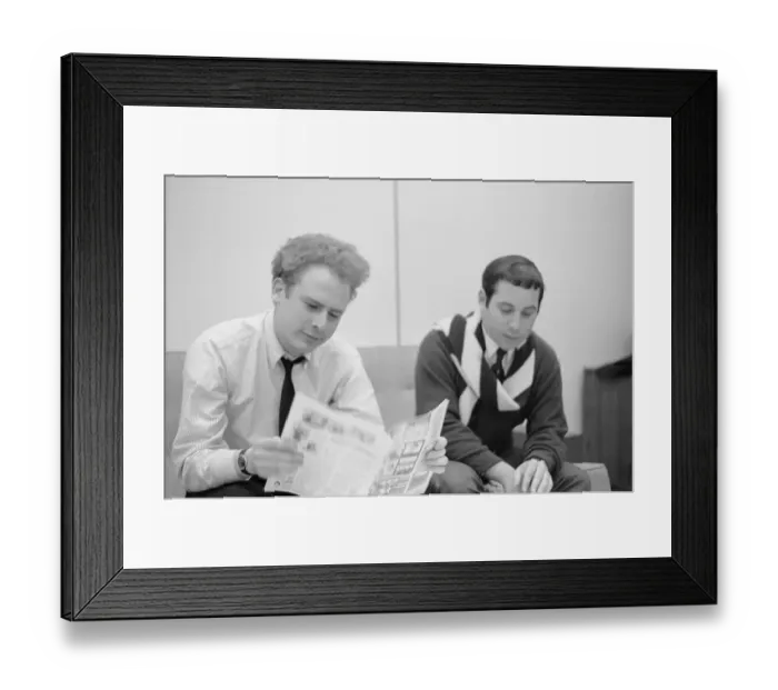 Framed Print : Simon & Garfunkel At Columbia Records Framed Print : Simon & Garfunkel At Columbia Records