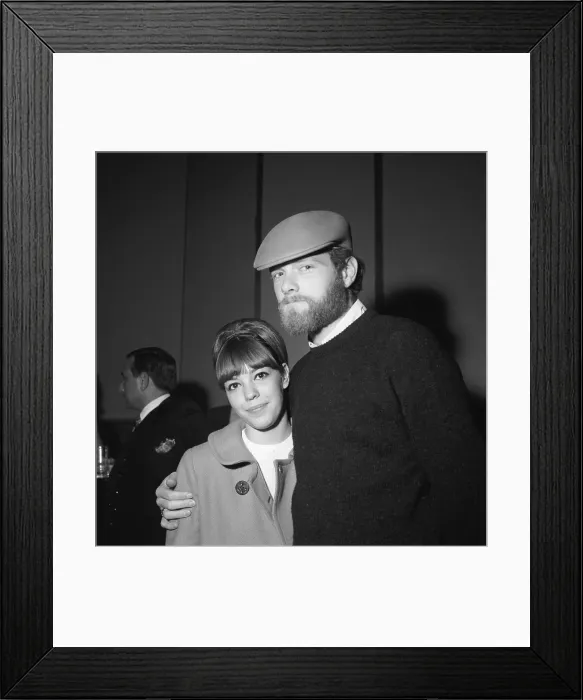Framed Print : Beach Boys Singer And His Wife Framed Print : Beach Boys Singer And His Wife