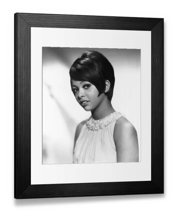Framed Print : Portrait Of Tammi Terrell Framed Print : Portrait Of Tammi Terrell