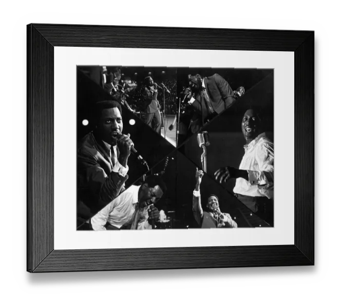 Framed Print : Otis Redding Collage Framed Print : Otis Redding Collage